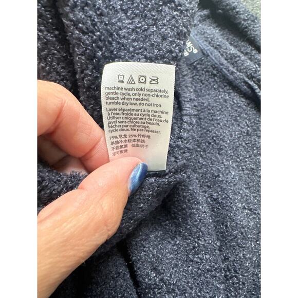 Barefoot Dreams Women's Cozy Chic Lite Island Wrap, Navy, XXS/XS, Excellent - Picture 5 of 5